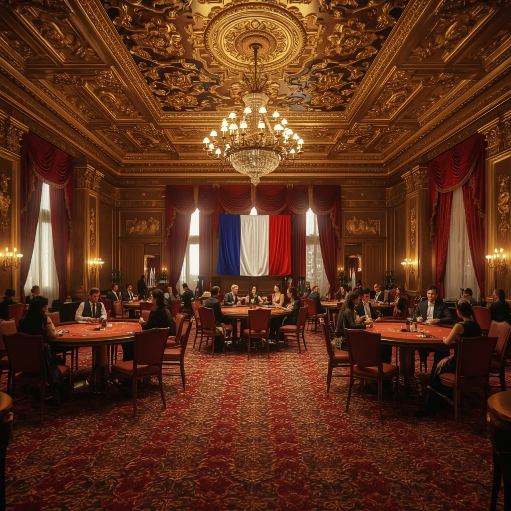 Le casino et le drapeau français BLACK LABEL CASINO